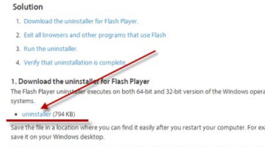 Как убрать Adobe Flash Player с компьютера?