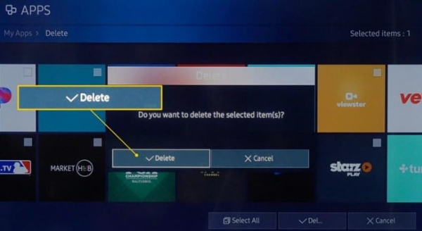 Как удалить приложение на Smart TV LG / Samsung?