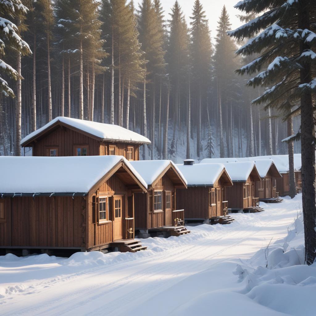 Готовые коттеджи: типовые планировки, строительные материалы и инфраструктура в сибирском регионе