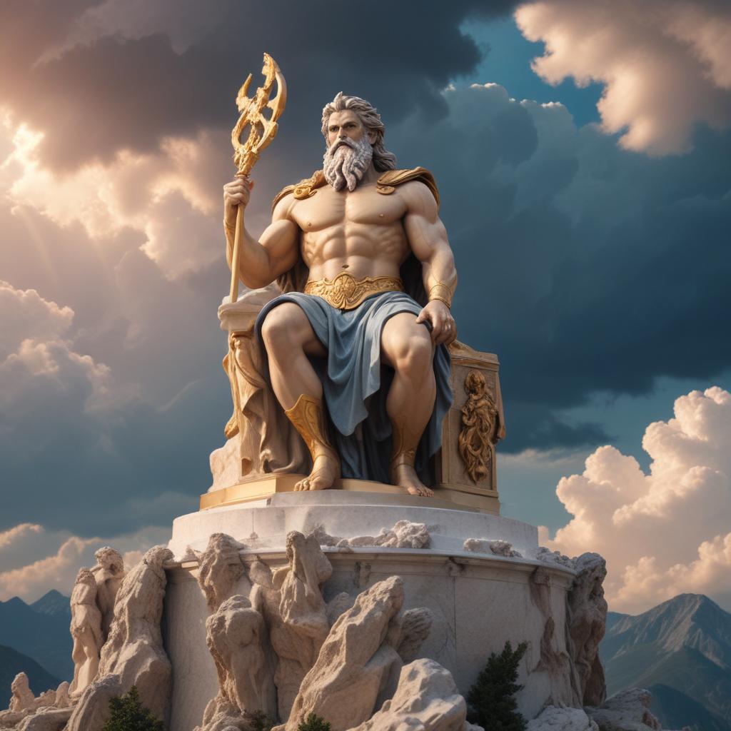 Зевс в древнегреческой мифологии: верховный бог неба и глава олимпийского пантеона